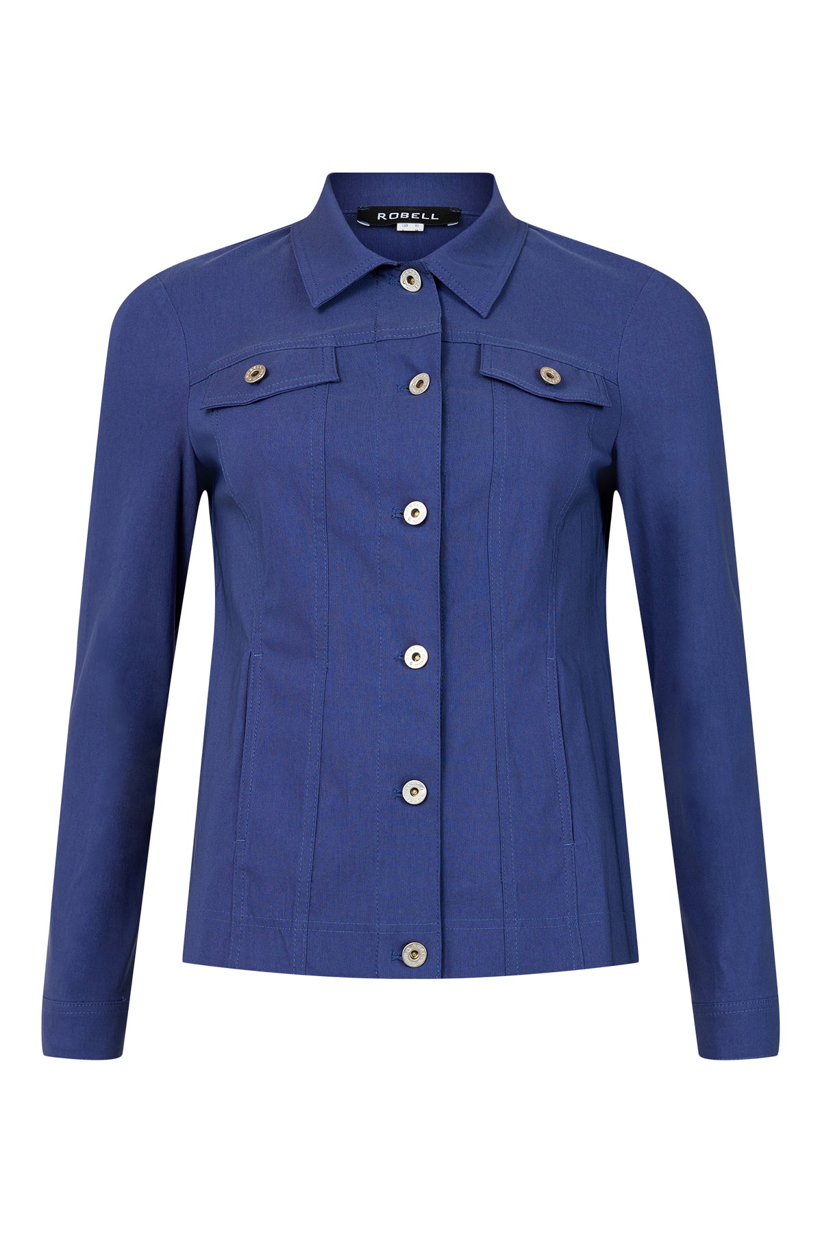 French Blue 'Happy' Jacket with Collar