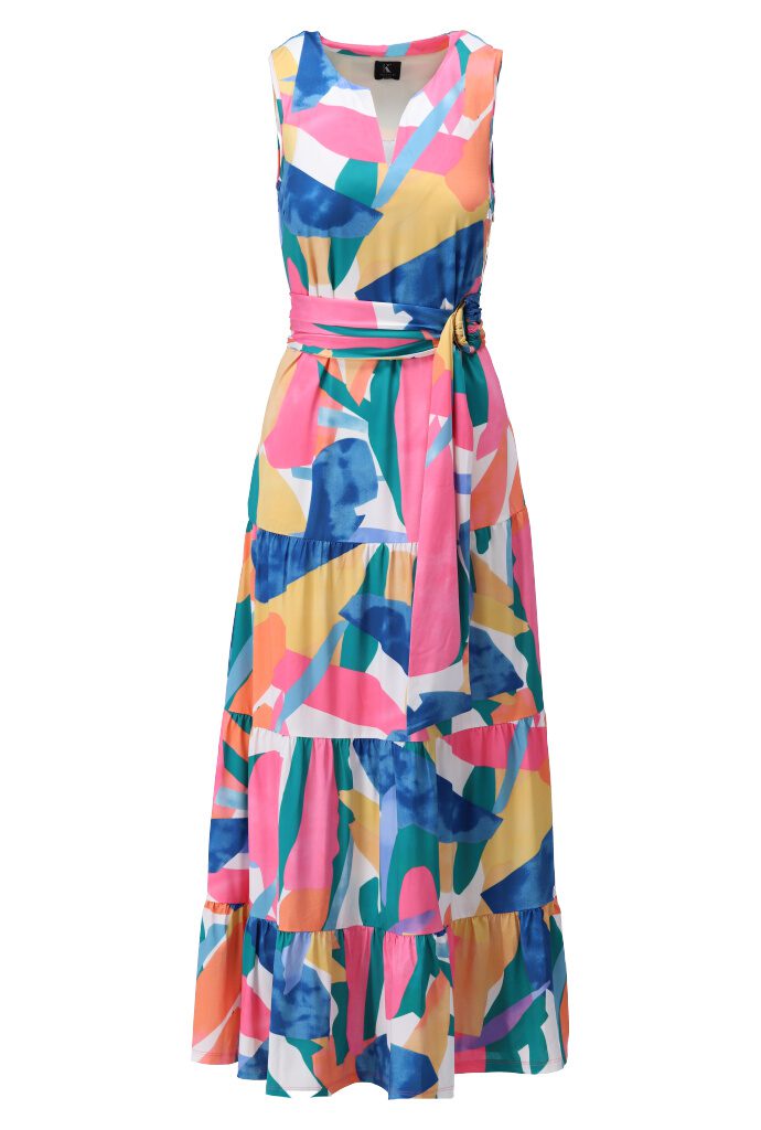 LV SLEEVELESS DRESS WITH BELTED WAIST 269125