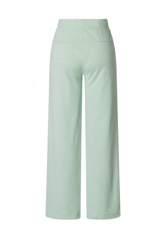 Sage Green Relaxed Fit Wide Leg Trousers