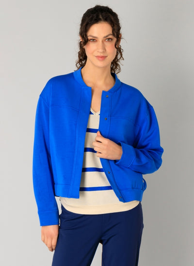 Riva Blue Button Up Jacket