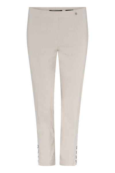 Cream "Lena" Lattice Trousers