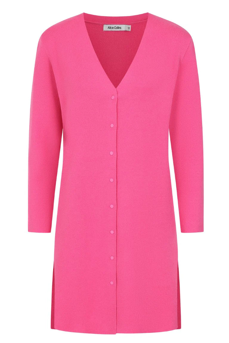 Fuchsia Karlie Longline Jacket
