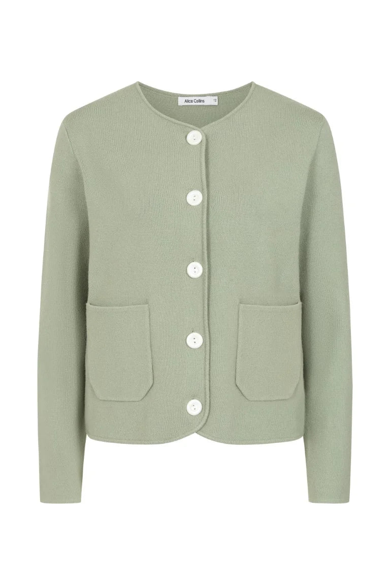 Khaki Lois Button Up Jacket
