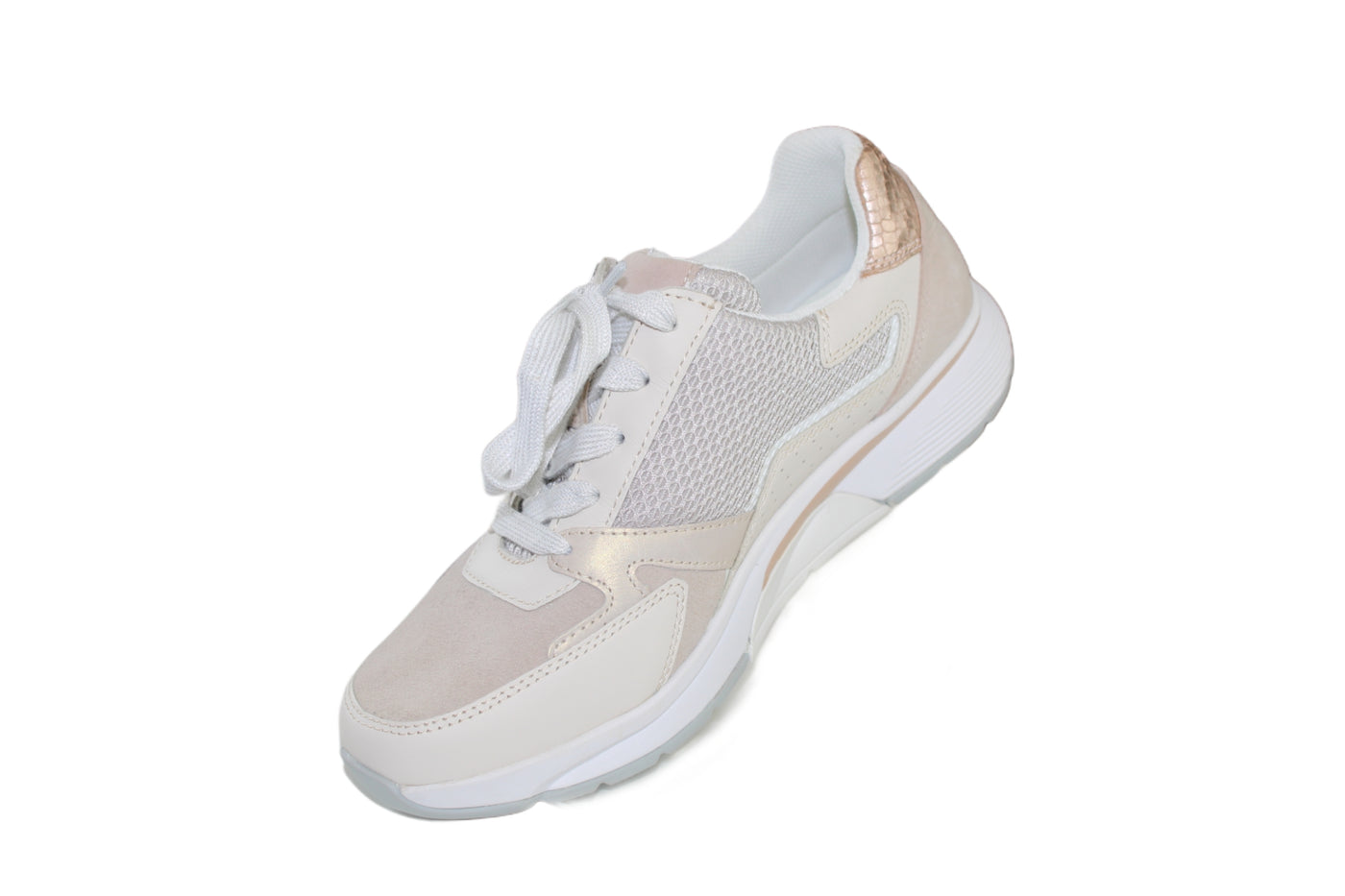 Neutral Multi Textured Runners with Rose Gold Detail