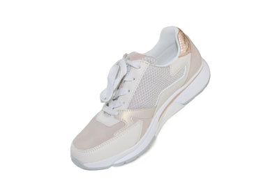 Neutral Multi Textured Runners with Rose Gold Detail
