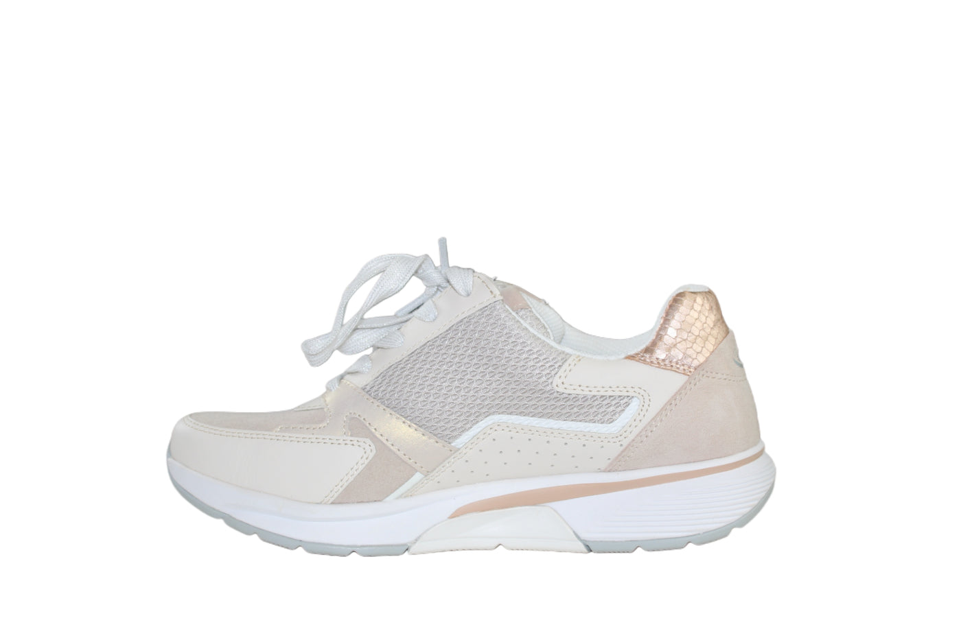 Neutral Multi Textured Runners with Rose Gold Detail