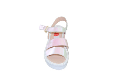Platform Shimmer Sandal