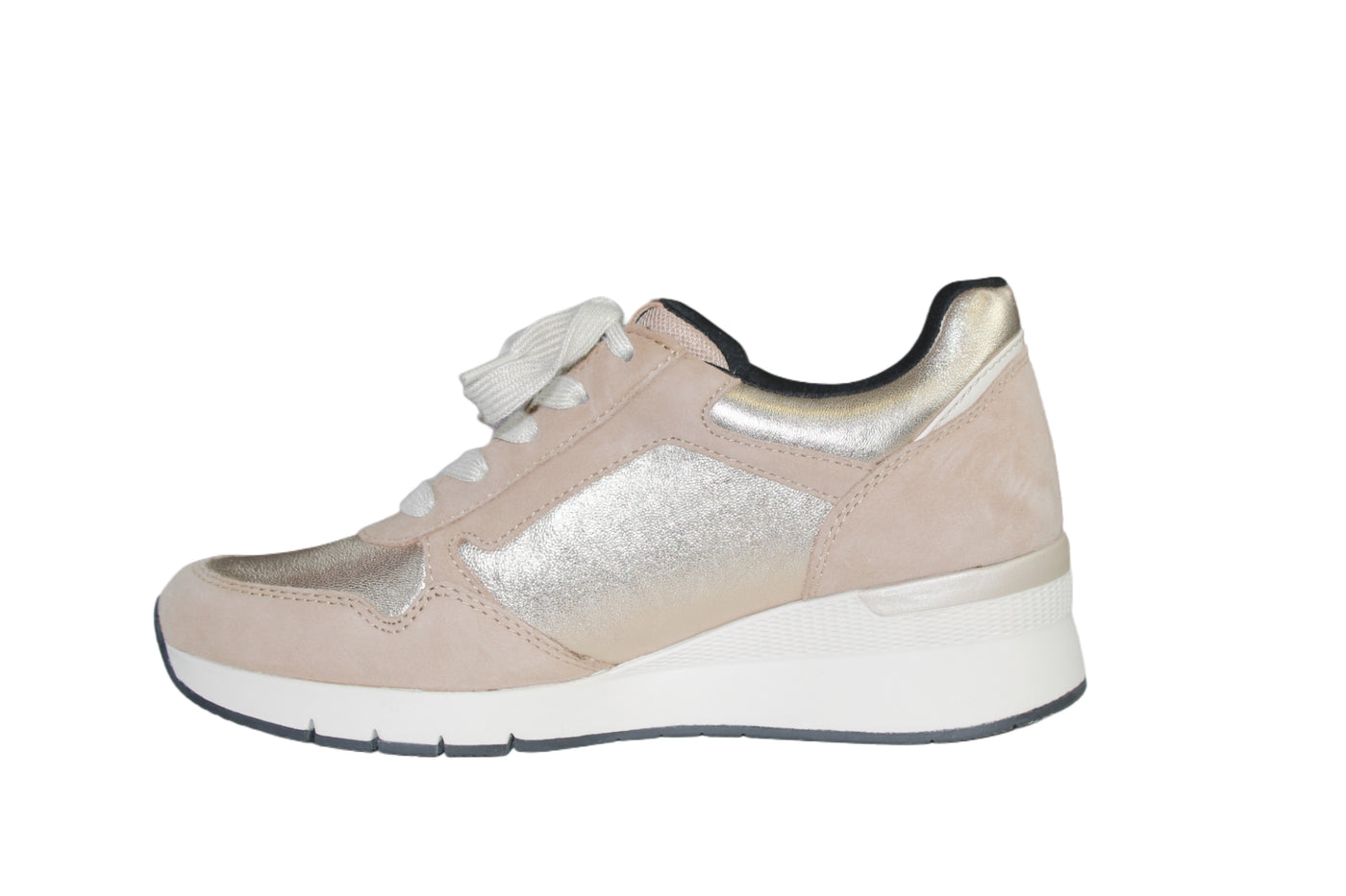 Brown Suede Lace Up  Runner With Side Zips