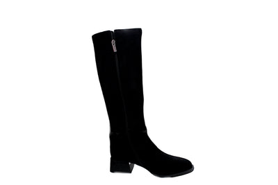High Heel Boot With Buckle Detail