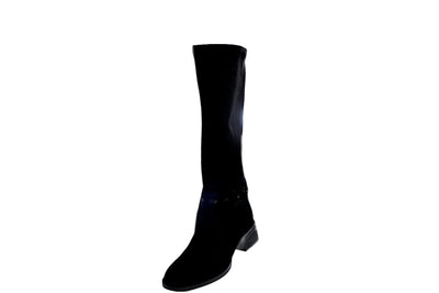 High Heel Boot With Buckle Detail