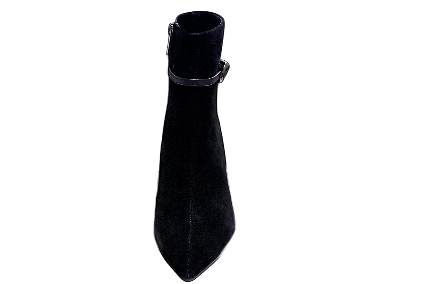 Black Boot with Diamond Toe & Heel