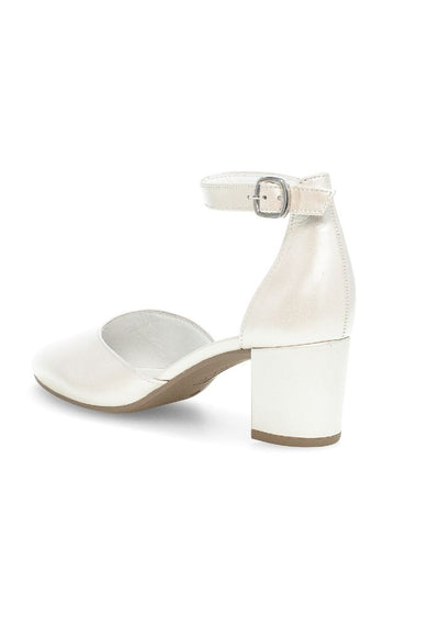 Off White Open Court Shoe With Buckle