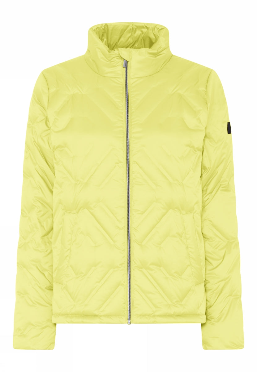 Kiwi Puffer Jacket with Quilted Design