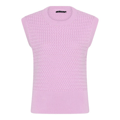 Rose Knit Sleeveless Vest Top