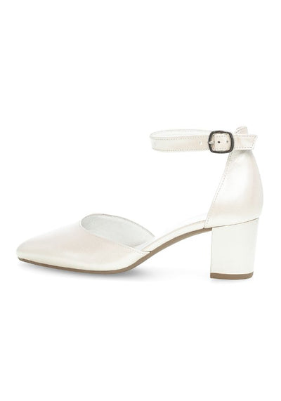 Off White Open Court Shoe With Buckle