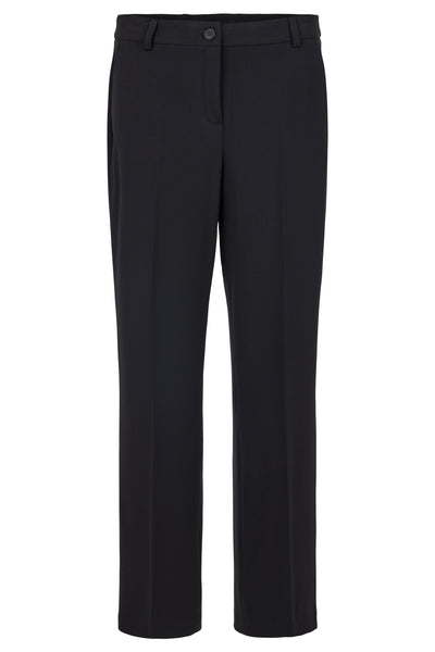 Black 'Britt' Straight Leg Trousers