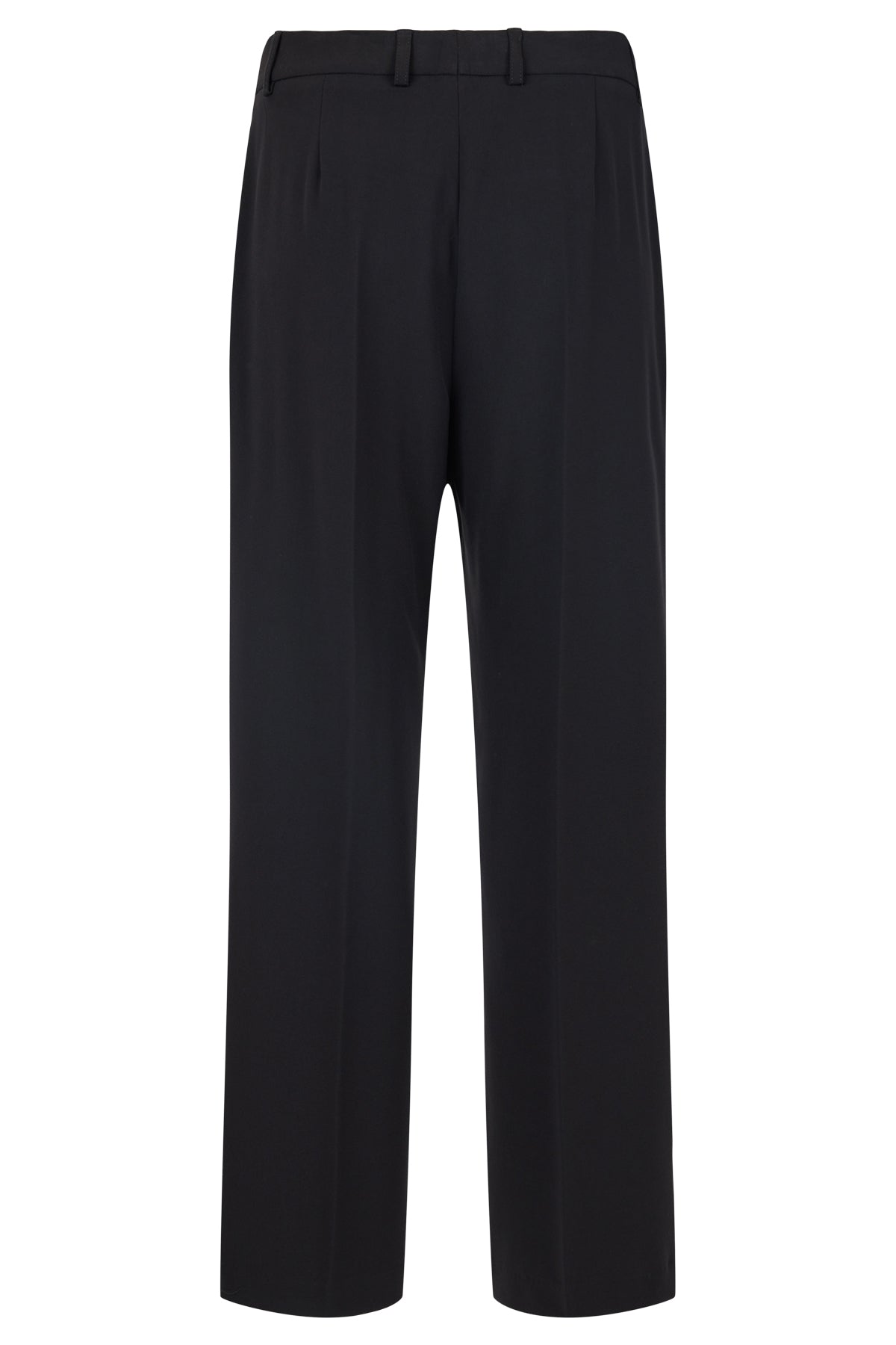 Black 'Britt' Straight Leg Trousers