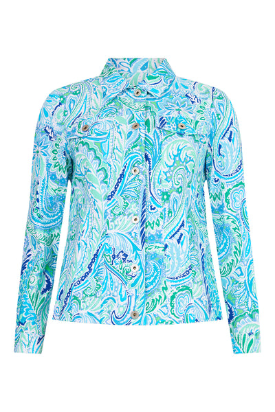 PAISLEY PRINT "Happy" Jacket