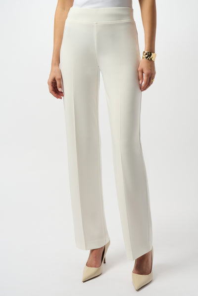Joseph Ribkoff Classic Wide-Leg Pant Winter White