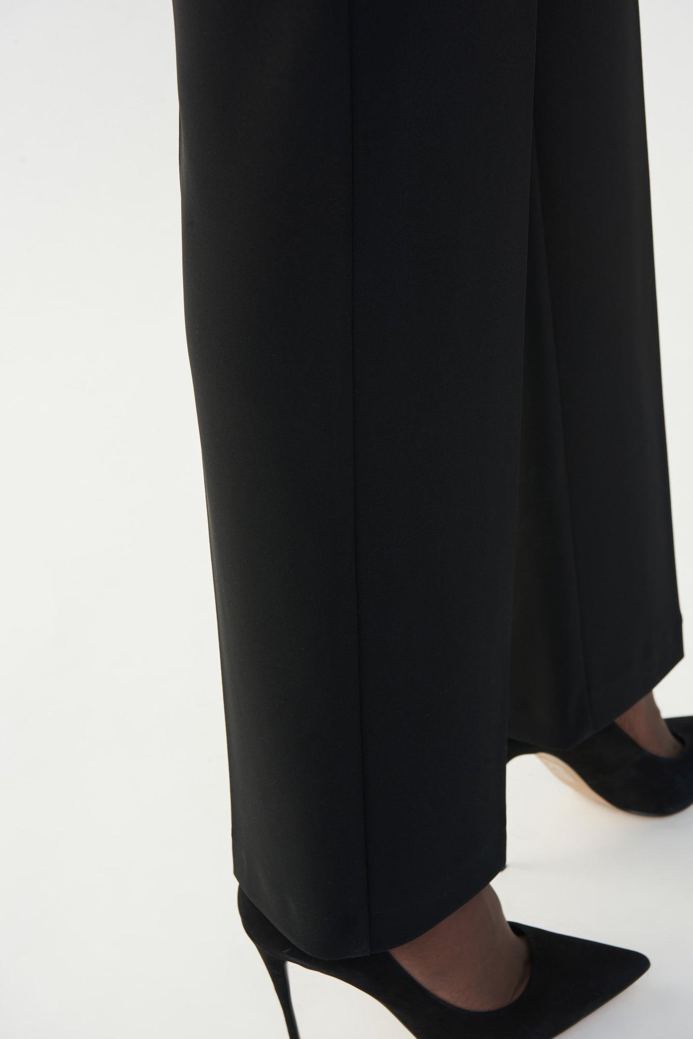 Joseph Ribkoff Black Classic Wide-Leg Pants