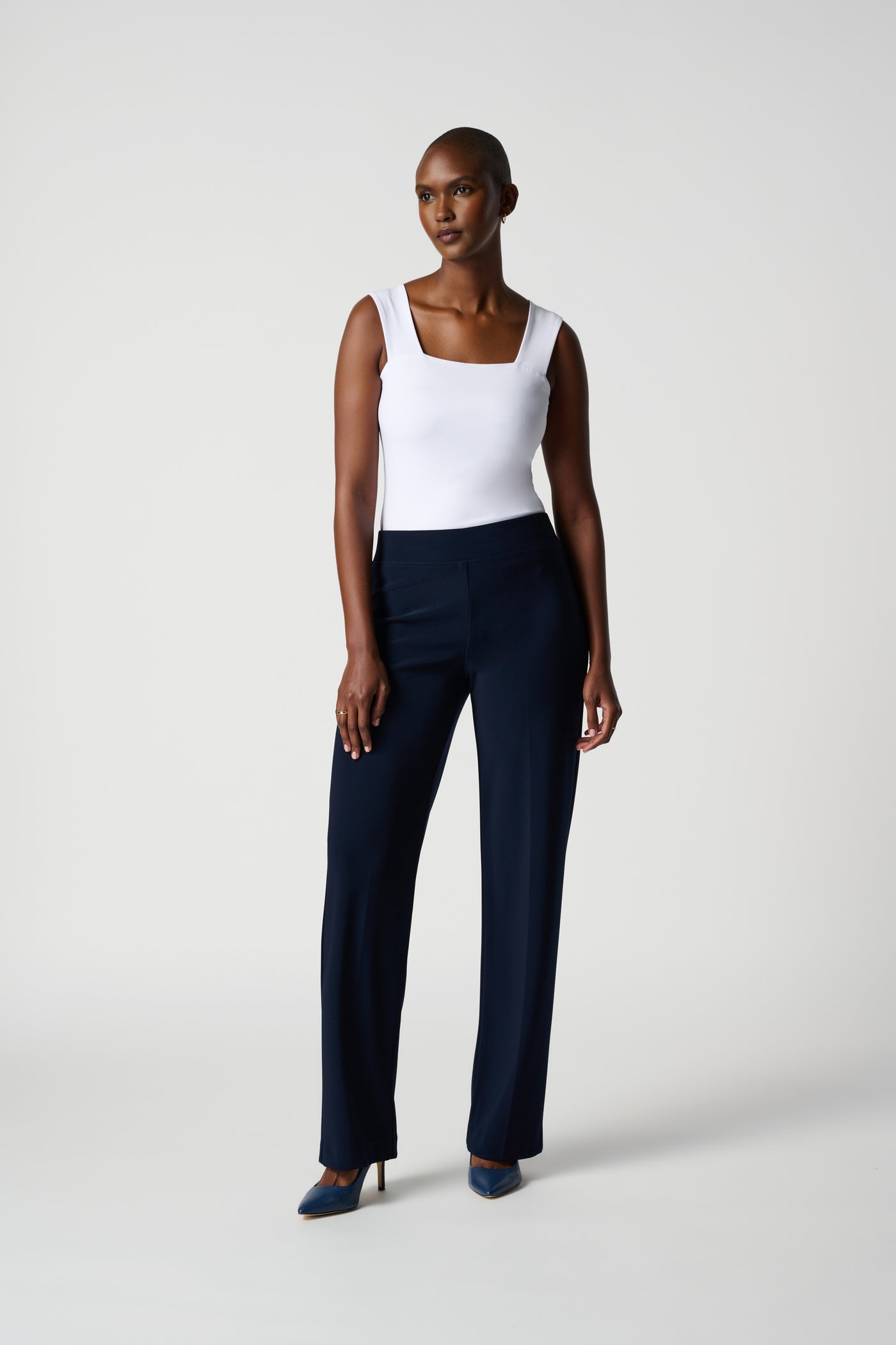 Joseph Ribkoff Midnight Blue Wide Leg Pants