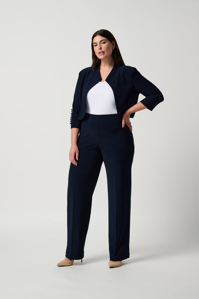 Joseph Ribkoff Midnight Blue Wide Leg Pants