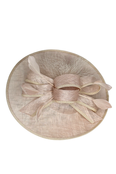 Pearl Fascinator Headpiece With Feather Detail