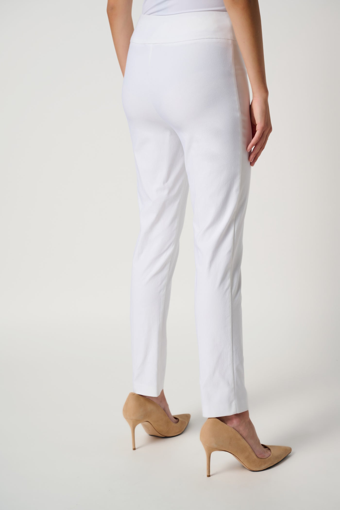 Joseph Ribkoff White High Waist Trousers