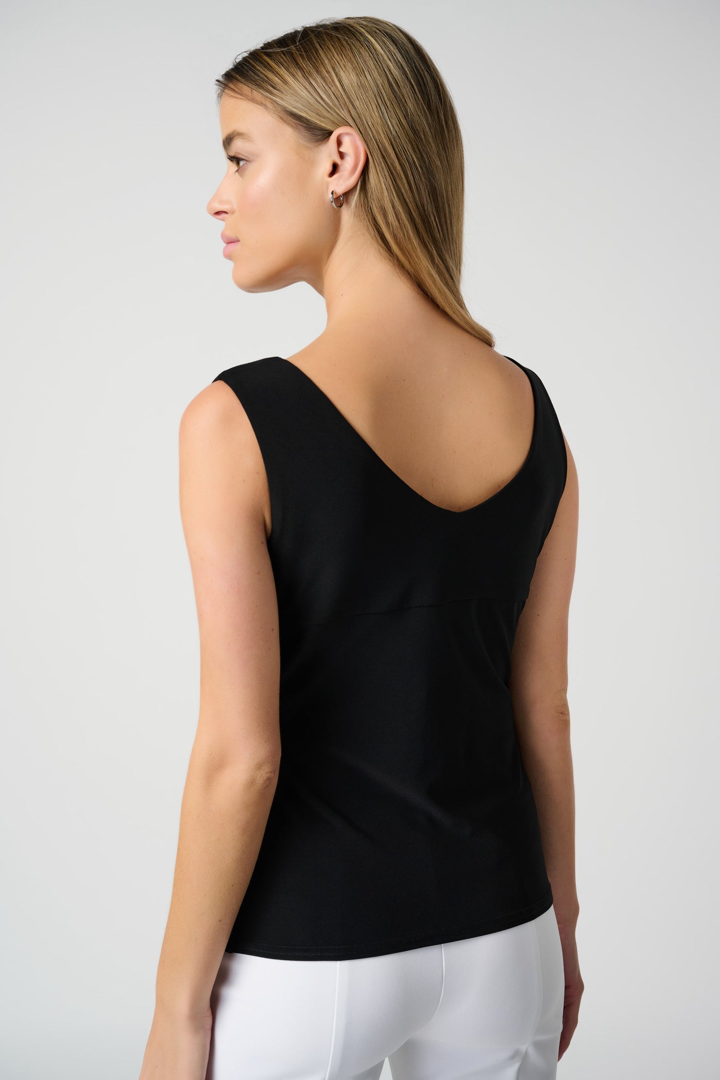 Joseph Ribkoff Black V-Neck Cami Top