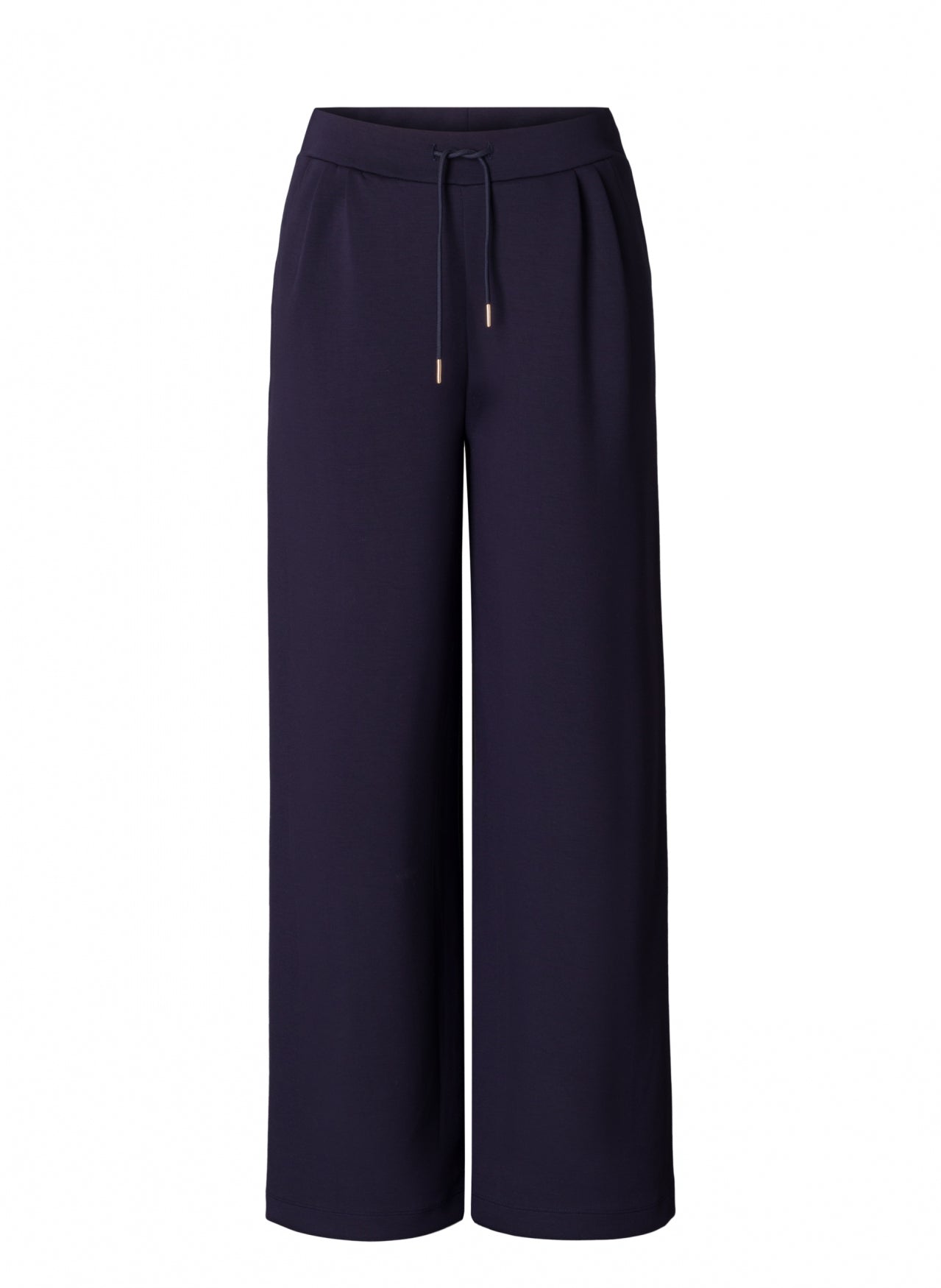 Navy Birgitta Wide Leg Joggers