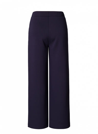 Navy Birgitta Wide Leg Joggers