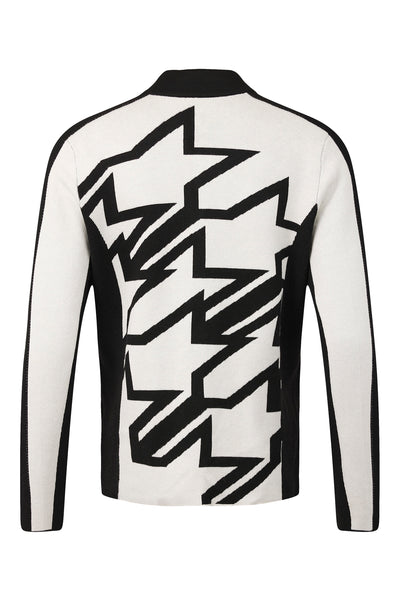 Black & White Star Graphics Cardigan