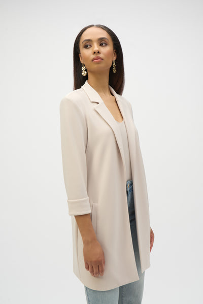 Joseph Ribkoff Moonstone Long Open Front Blazer