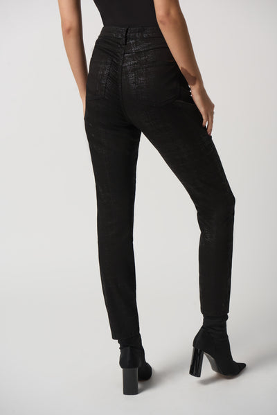 Joseph Ribkoff Black Slim Fit Crop Jeans