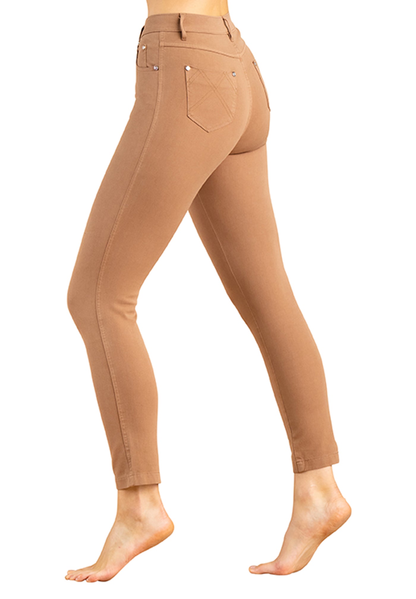 Brown Straight Leg Jeans