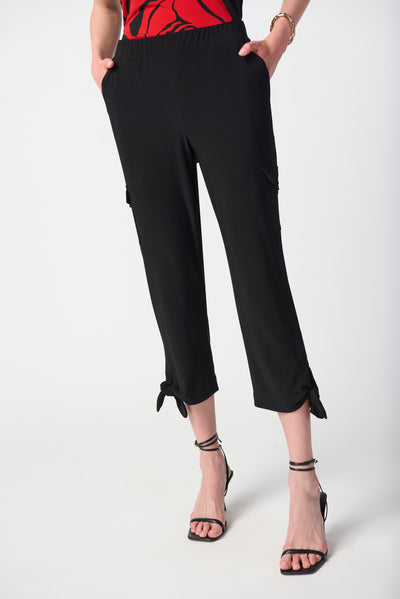 Joseph Ribkoff Silky Knit Jogger Trousers with Cargo Pockets