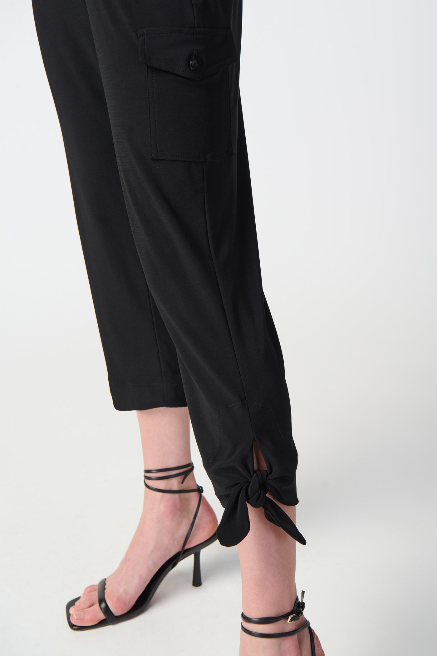Joseph Ribkoff Silky Knit Jogger Trousers with Cargo Pockets