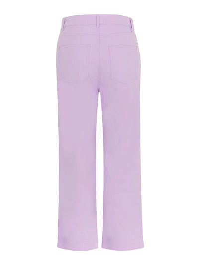 Lavender Straight Leg Denim Trousers