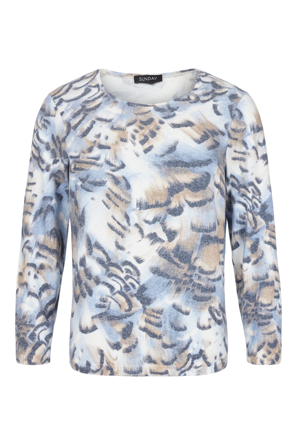 Soft Feel Brushstroke Effect Jumper
