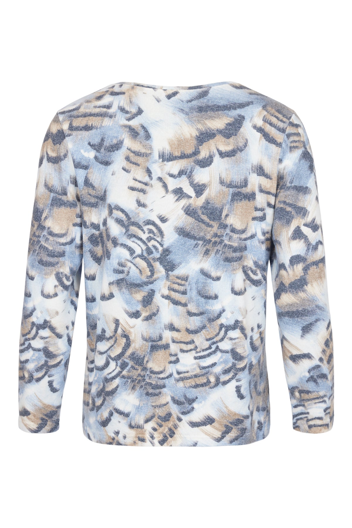 Soft Feel Brushstroke Effect Jumper
