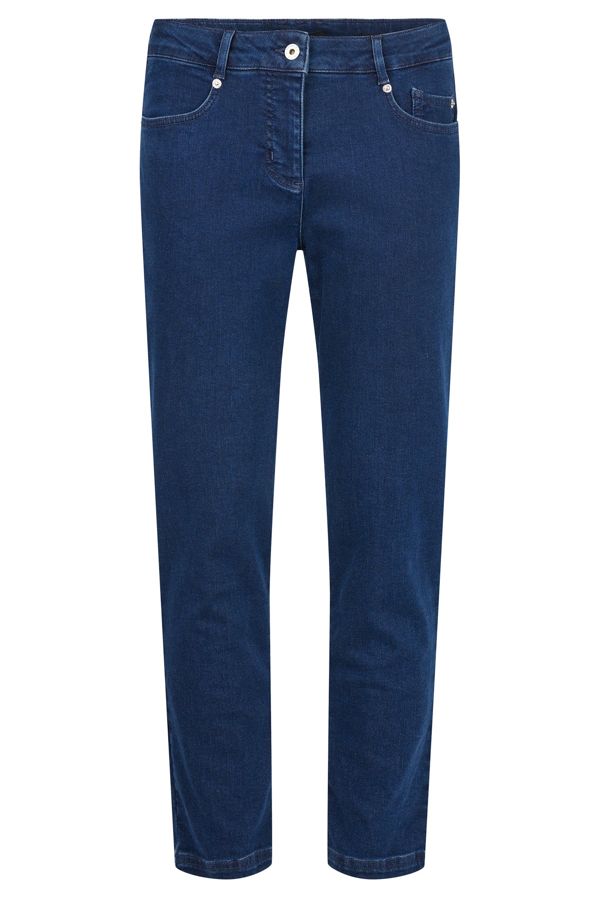 Elena 09 Straight Fit Jeans Medium Blue
