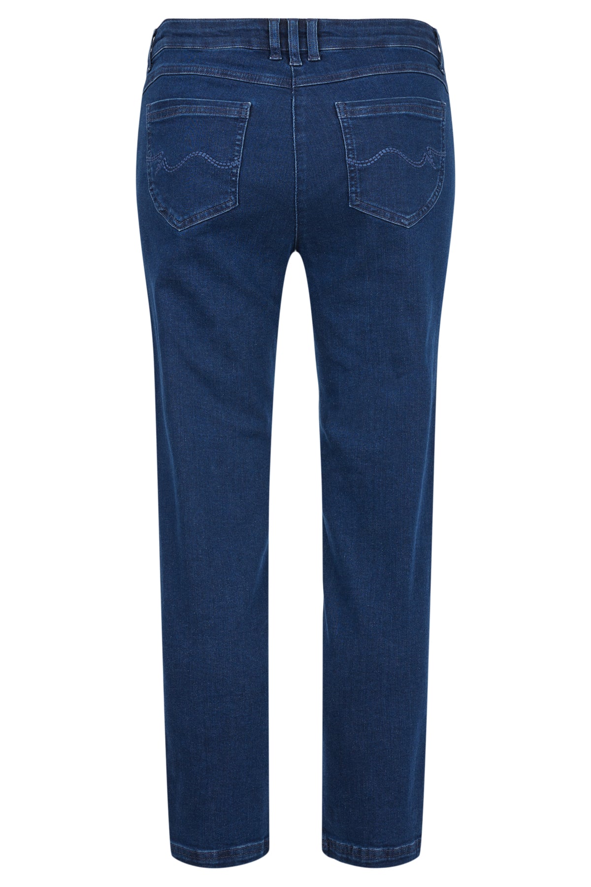 Elena 09 Straight Fit Jeans Medium Blue