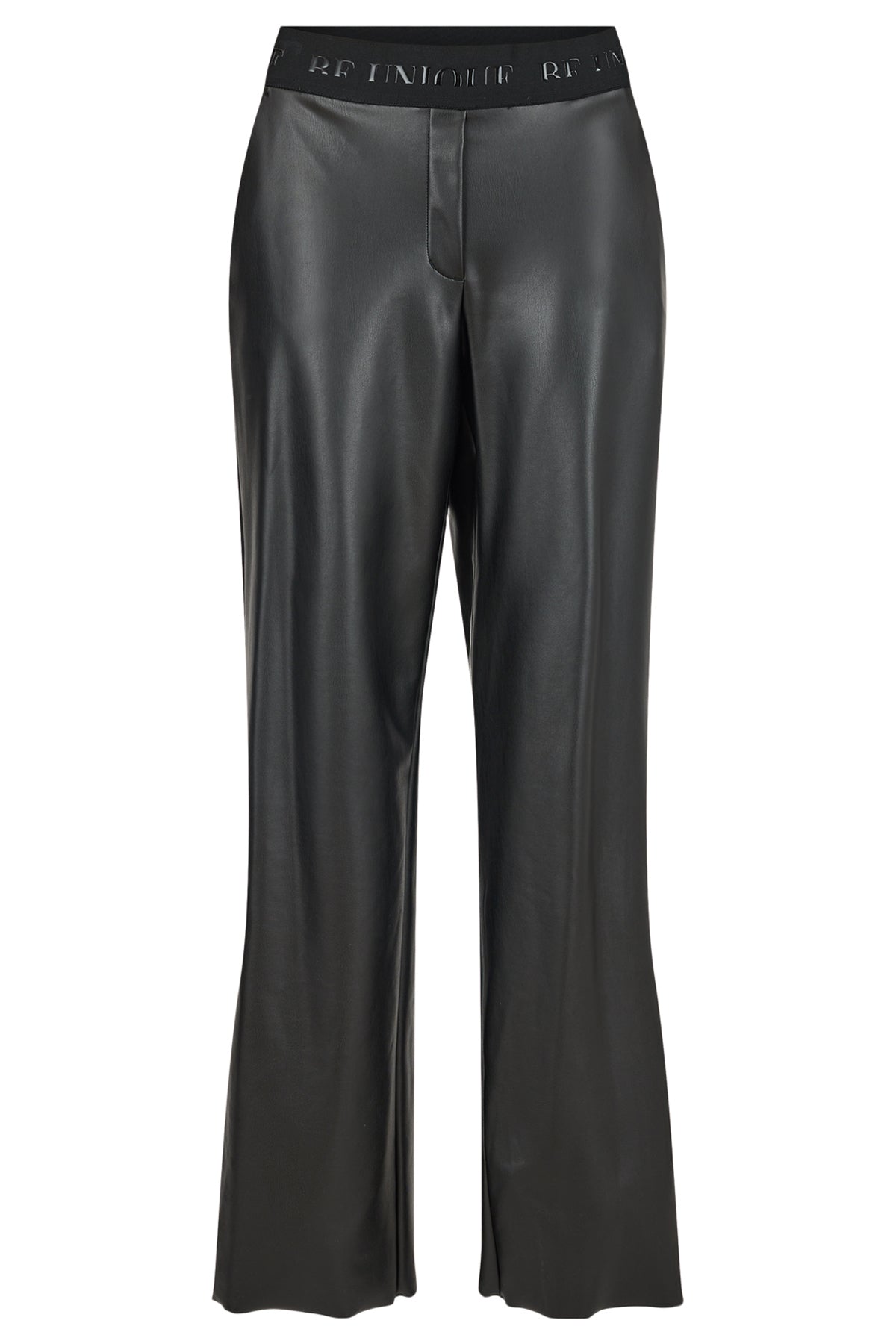 Black Leatherette 'Britt' Trousers