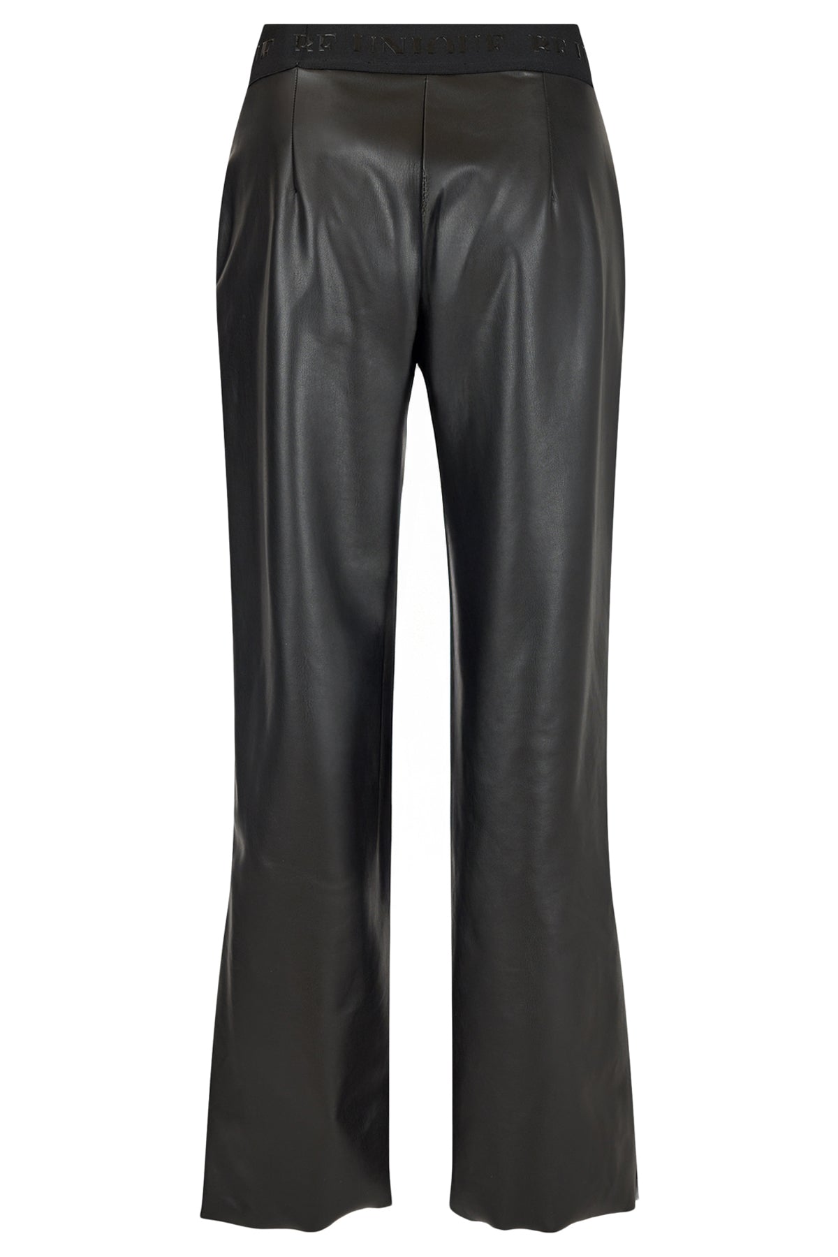 Black Leatherette 'Britt' Trousers