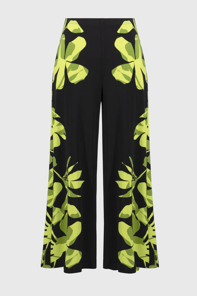 Joseph Ribkoff Silky Knit Floral Print Culotte Pants