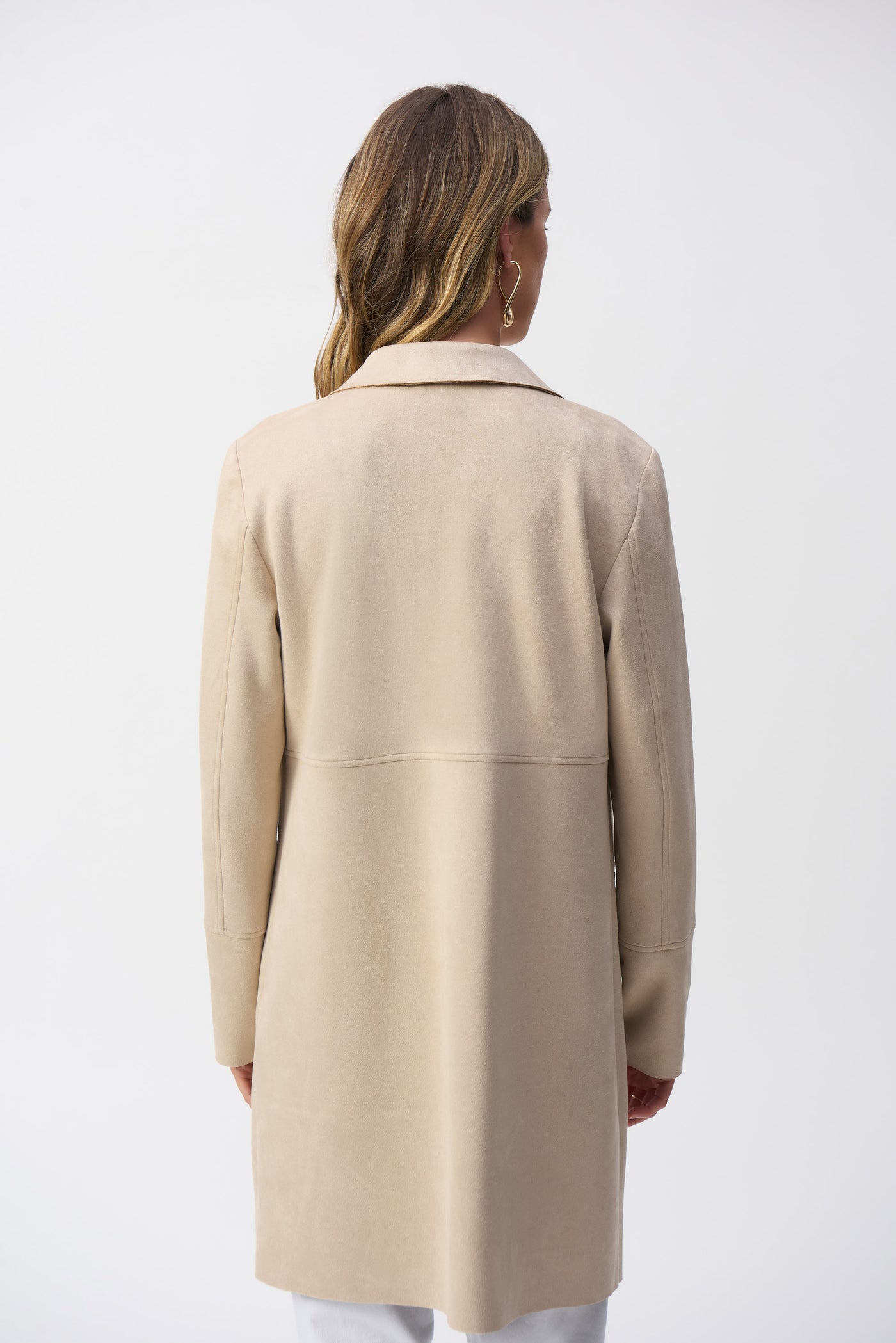 Joseph Ribkoff Scuba Suede Straight Jacket