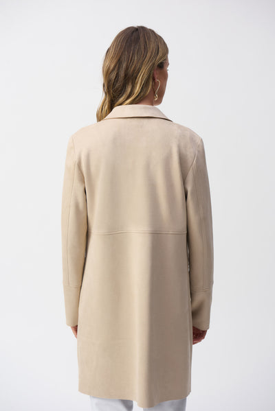 Joseph Ribkoff Scuba Suede Straight Jacket