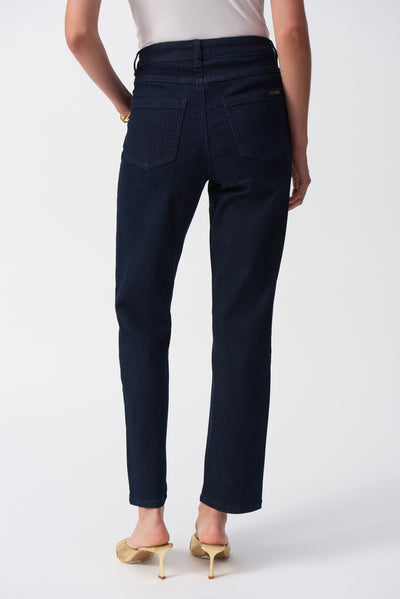 Joseph Ribkoff Gia Dark Denim Classic Slim Fit Jeans