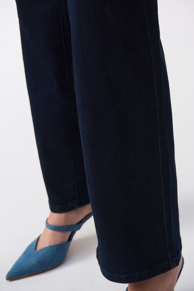 Joseph Ribkoff 'Brooke' Dark Denim Blue Classic Bootcut Stretch Jeans