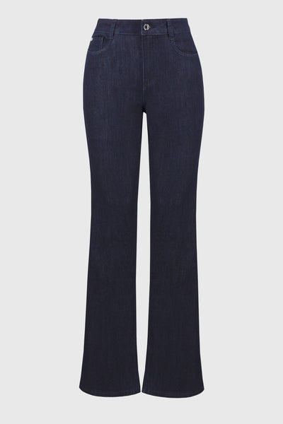 Joseph Ribkoff 'Brooke' Dark Denim Blue Classic Bootcut Stretch Jeans